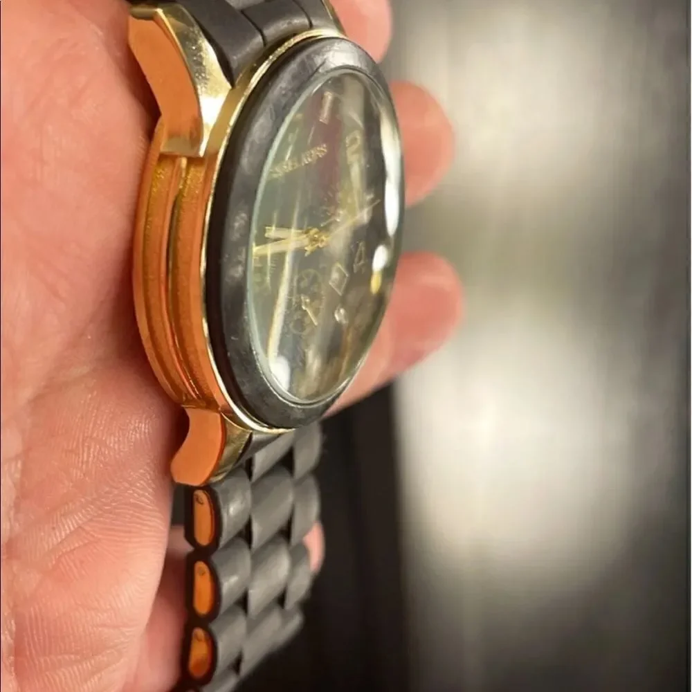 MK Caine Chrono Black Ion-plated Watch unisex 40 42mm